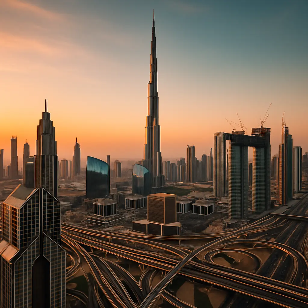 Dubai at night