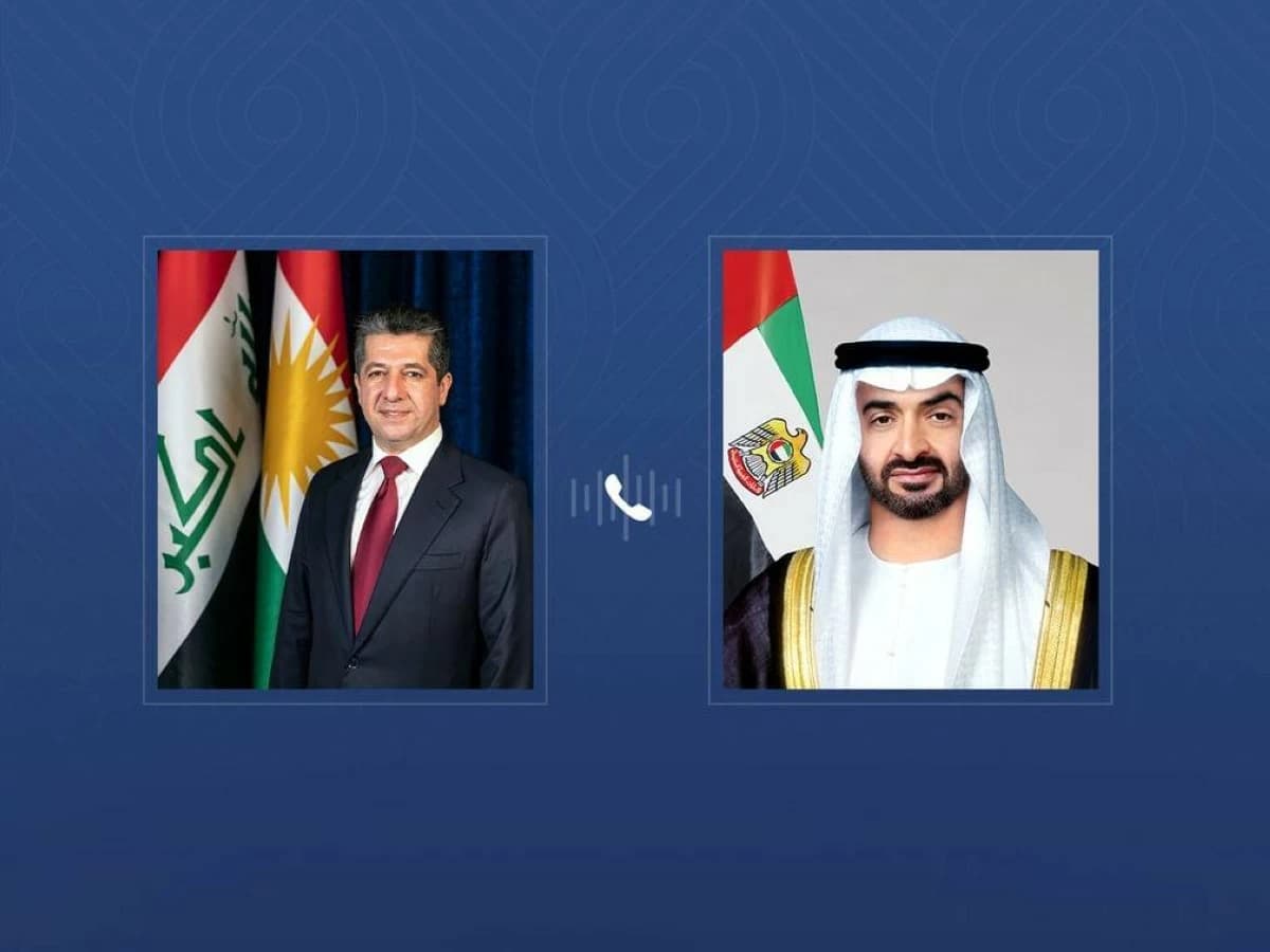 PRIME MINISTER OF THE KURDISTAN REGION OF IRAQ CONDEMNS TERRORIST ATTACK ON UAE CONSULATE DURING PHONE CALL WITH UAE PRESIDENT