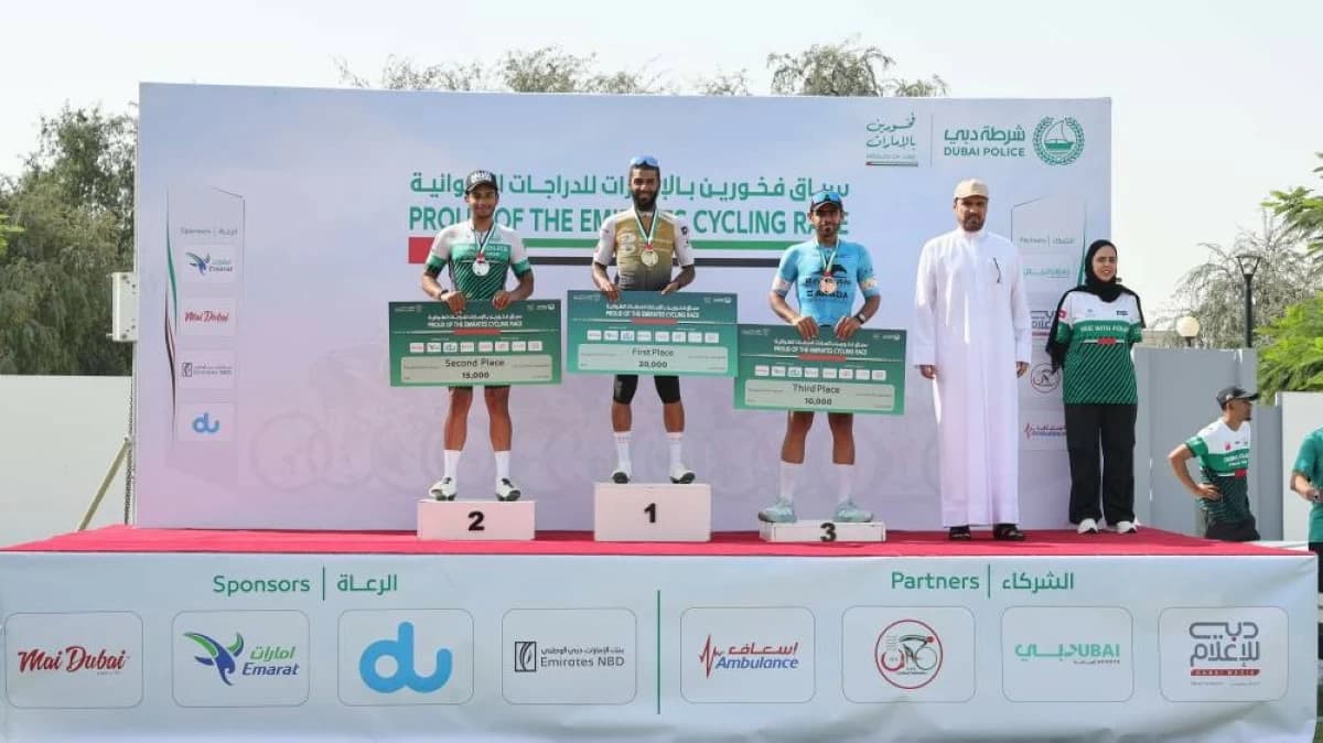 Dubai Police crown winners of 'Proud of UAE' cycling race