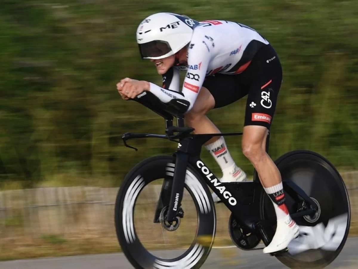 UAE Team Emirates-XRG's Julius Johansen powers to prologue victory at the Boucles de la Mayenne