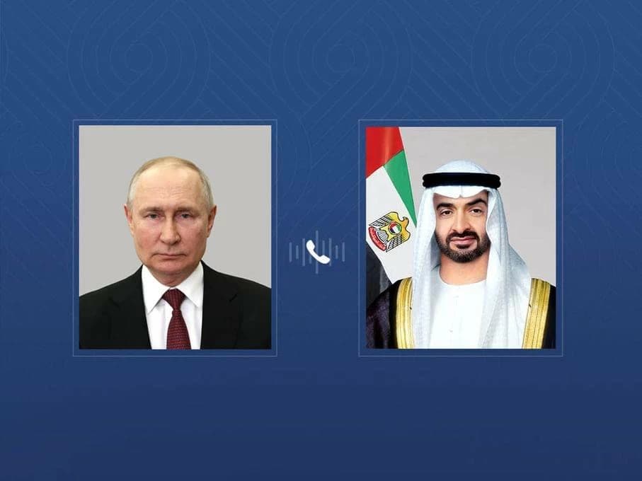 Mohamed Bin Zayed, Putin hold talks on UAE-Russia cooperation and regional developments