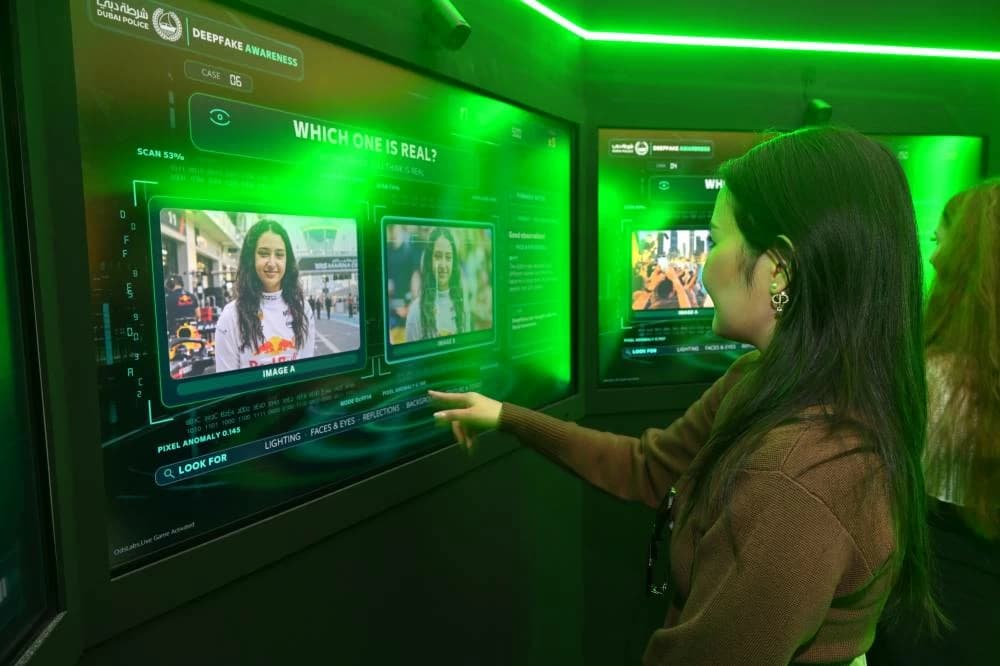 Dubai Police's interactive platform raises cybercrime awareness among Dubai Mall visitors