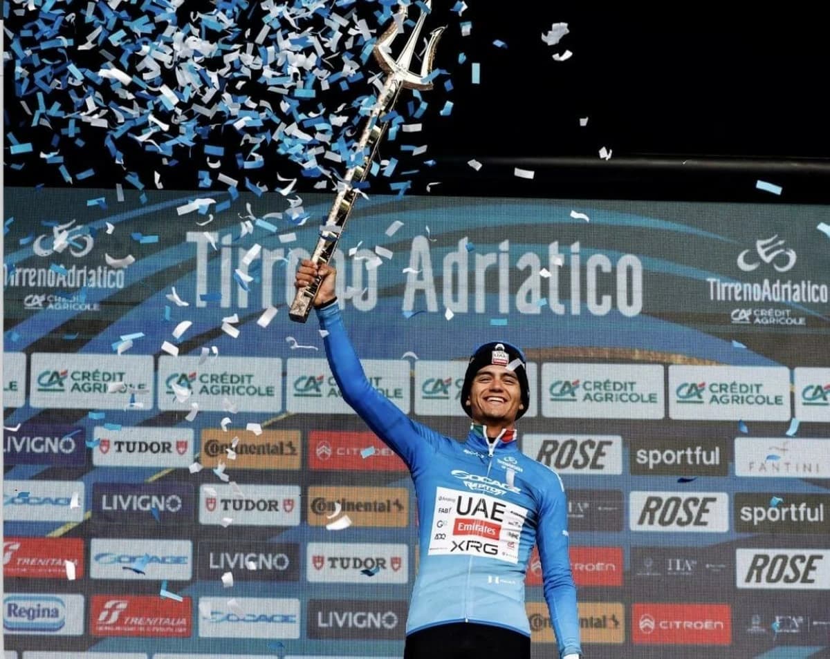 UAE Team Emirates' Del Toro Crowned Champion Of Tirreno-Adriatico