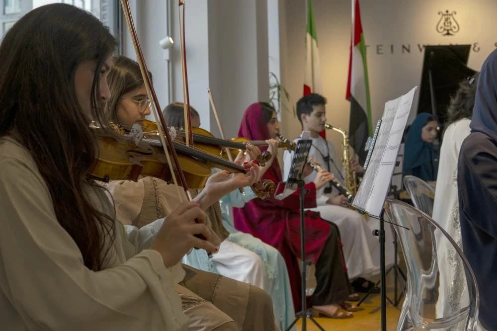 Dubai Culture celebrates success of ‘Empowering Emirati Musicians Programme’ in Italy