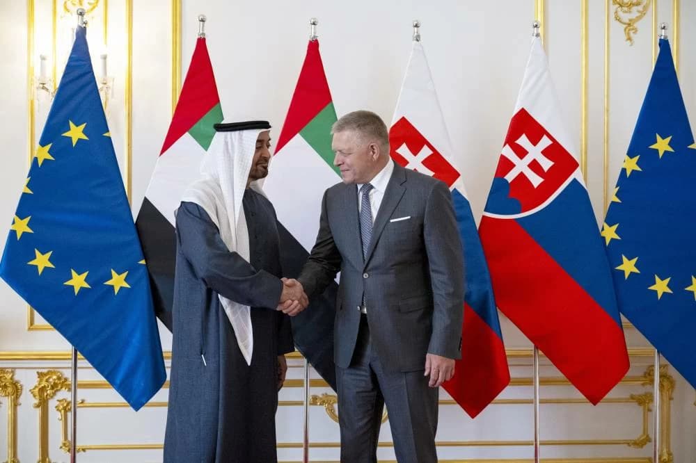 Joint communiqué on visit of President of the United Arab Emirates to Slovakia