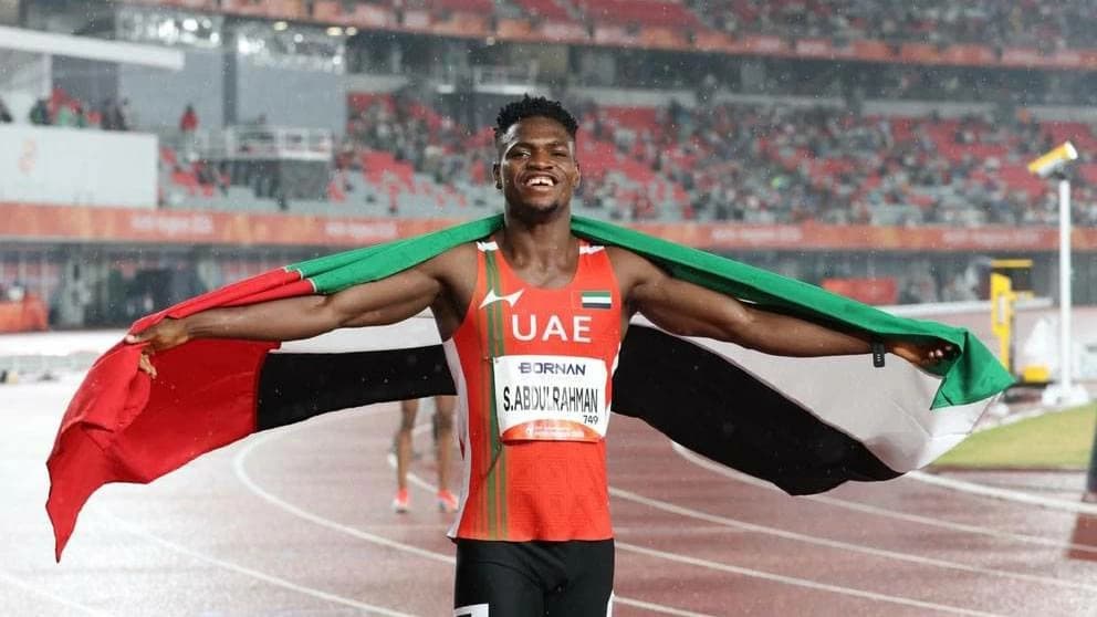 UAE wins first medal at Asian Games 2026 as Sulaiman Abdulrahman takes 400m silver